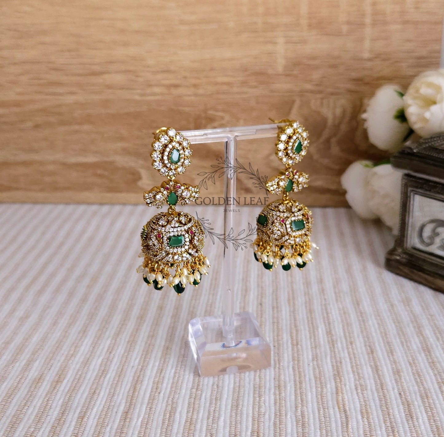 Pakeeza Jhumka Earrings