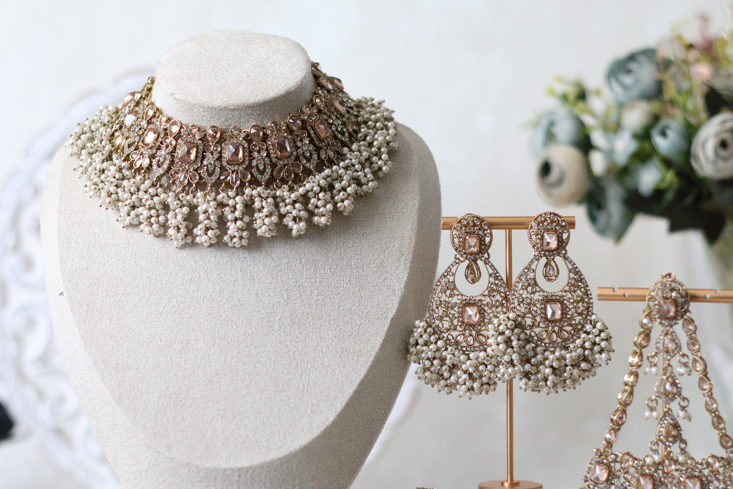 Husan Necklace set - Gold