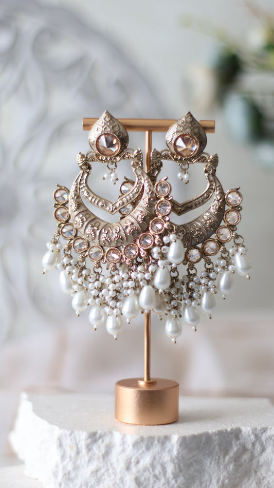 Tara earrings - White