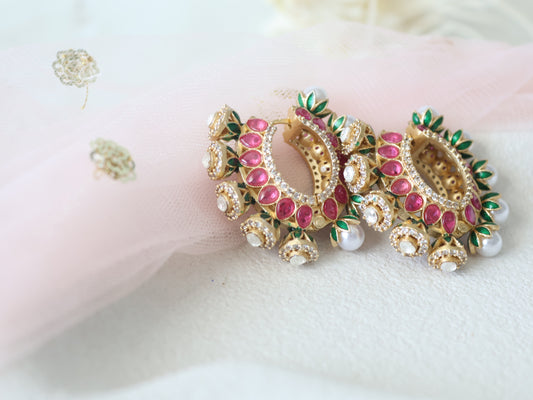 Nadia earrings - Pink