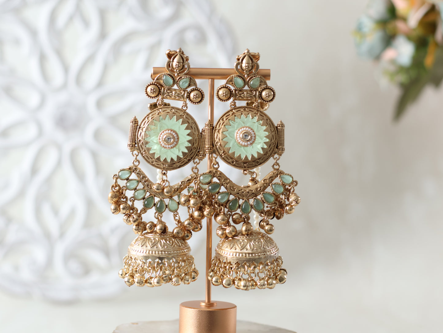 Kimmi earrings - Mint