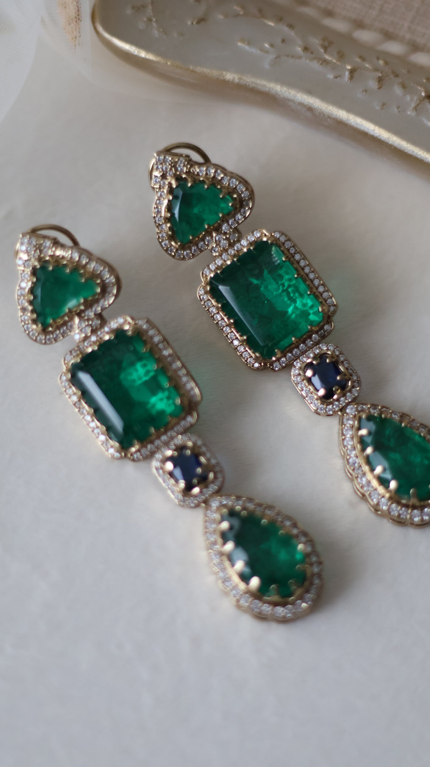 Samara earrings - Green