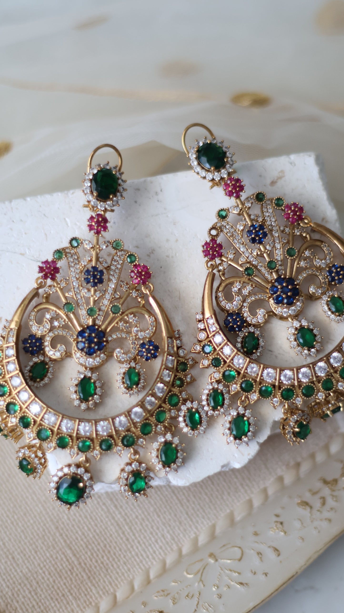 Yasmin earrings - Green