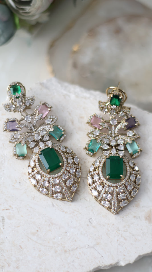 Avni earrings - Green