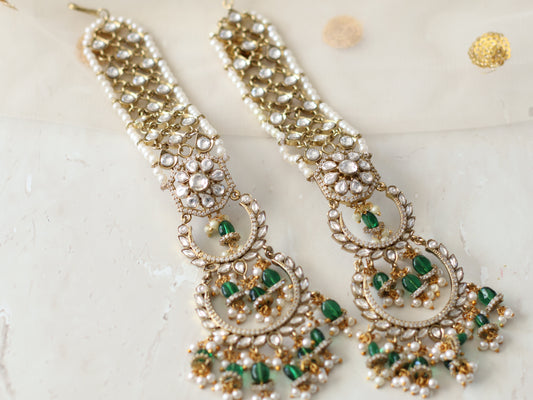 Zoya earrings- Green