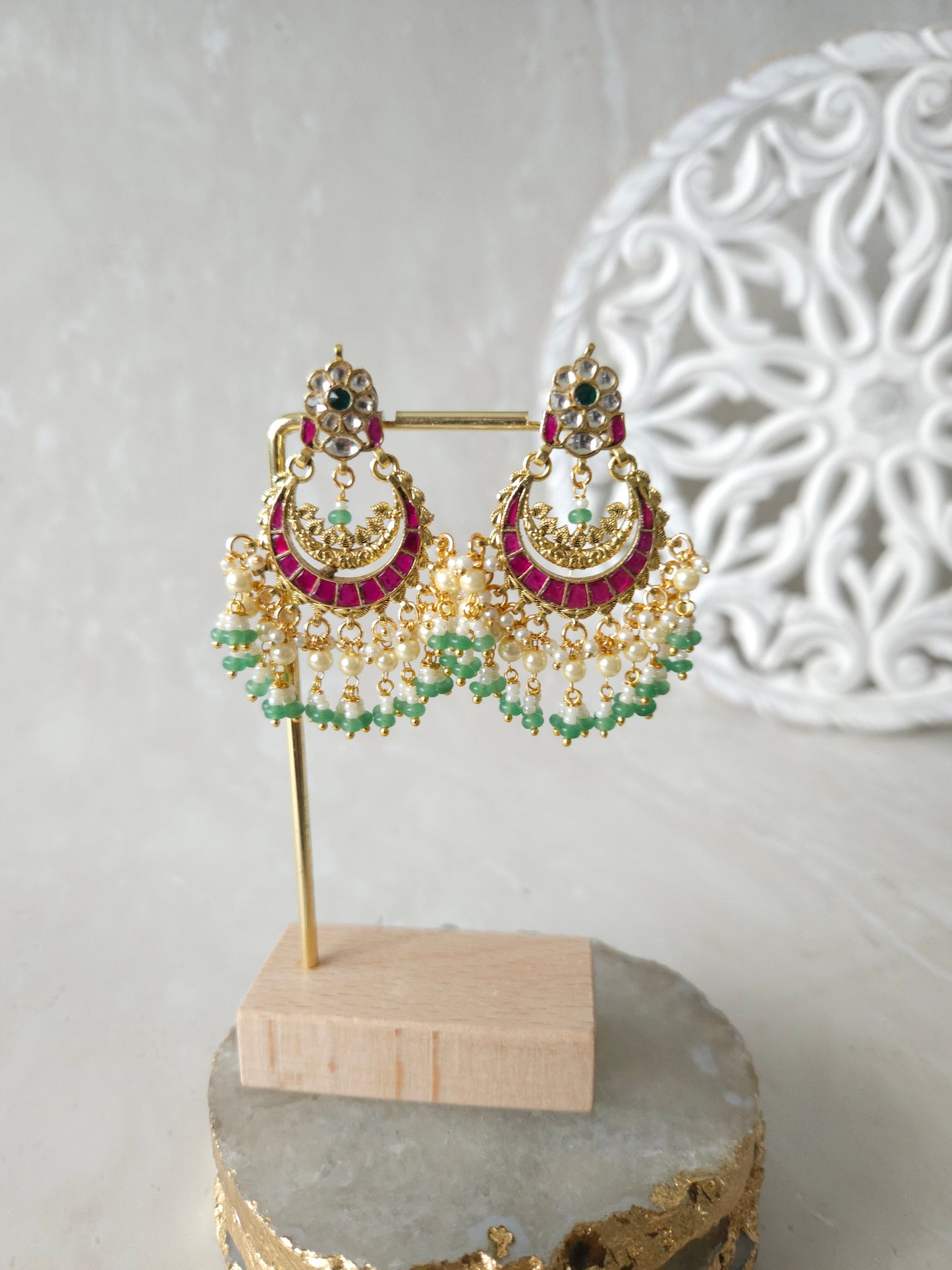 Helen earrings - Mint