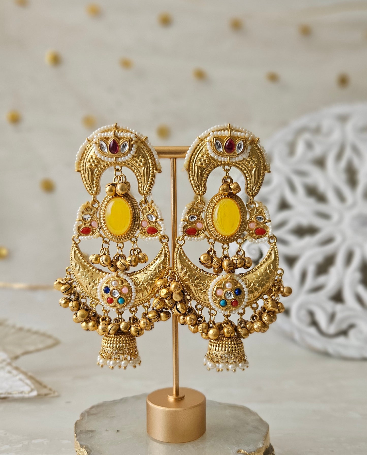 Tanya earrings - Yellow