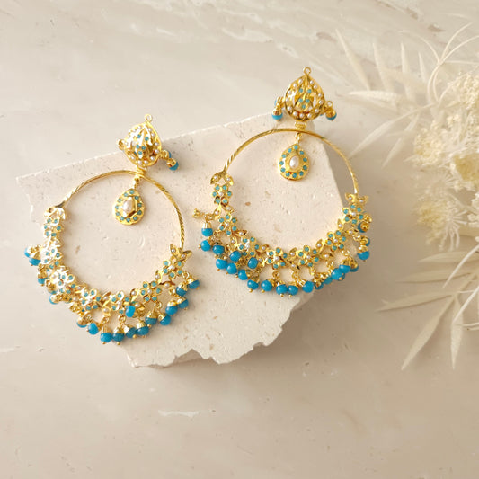 Inaya earrings - firozi