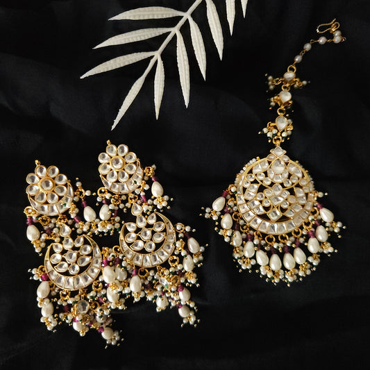 Tanya earring tikka set