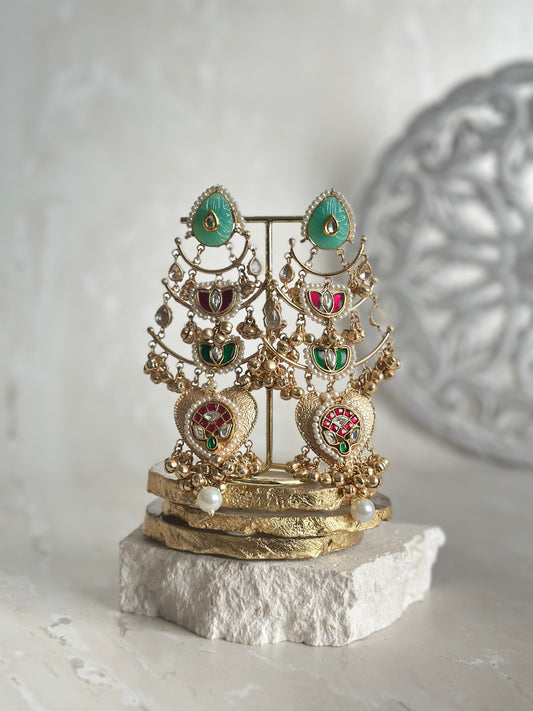 Shabnam earrings - Mint