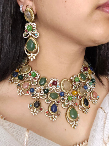 Asreet necklace set - Cream