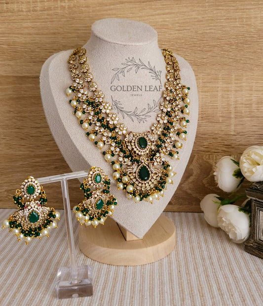 Rani Necklace set - green