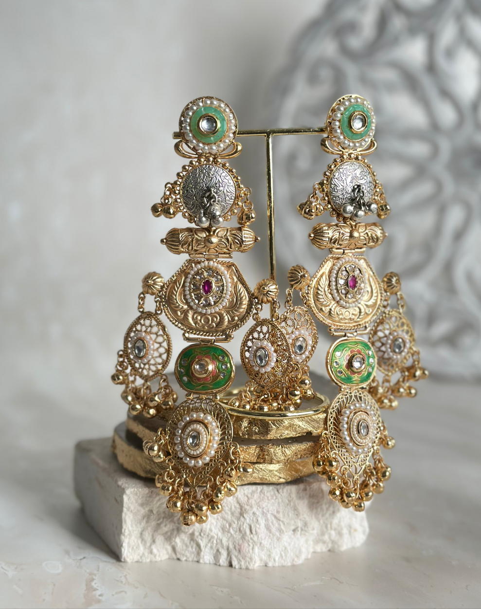 Aamnaa earrings - Green