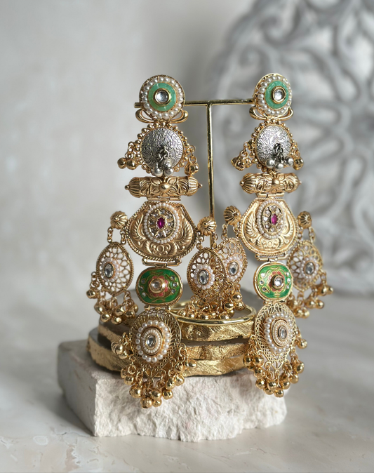 Aamnaa earrings - Green