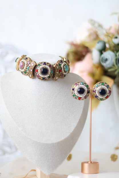 Saanvi necklace set - Multi