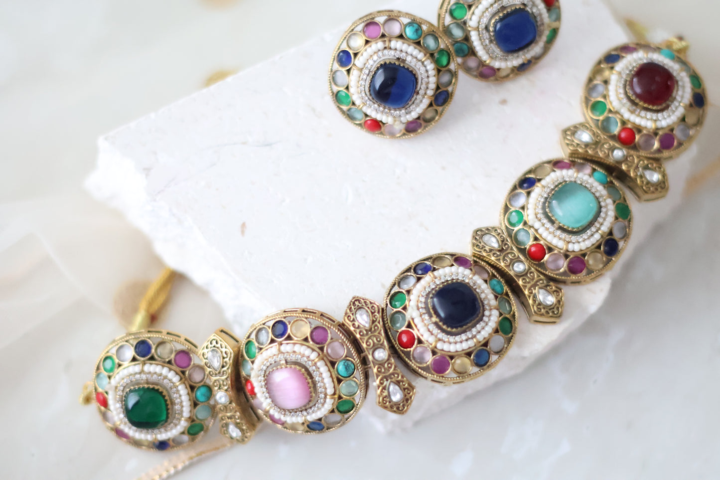 Saanvi necklace set - Multi