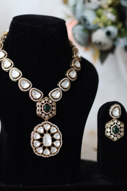 Nidhi Necklace set - Green