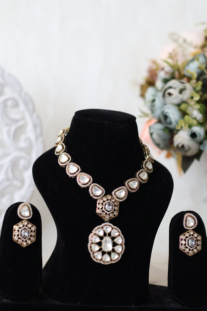 Nidhi Necklace set - White