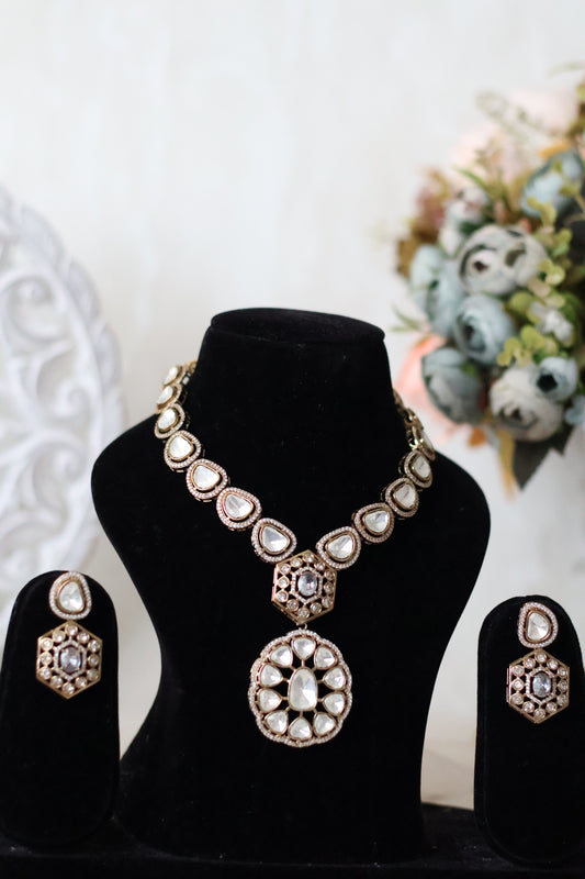 Nidhi Necklace set - White