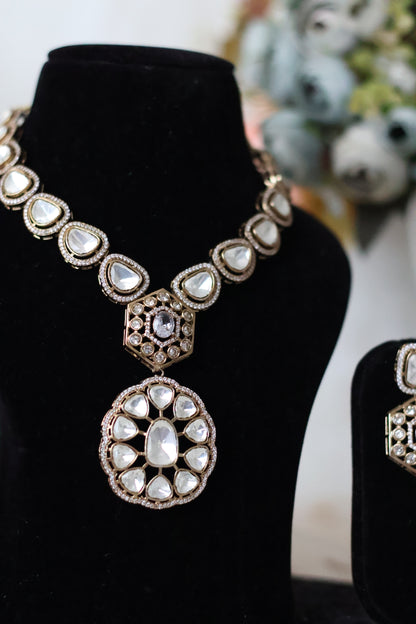 Nidhi Necklace set - White
