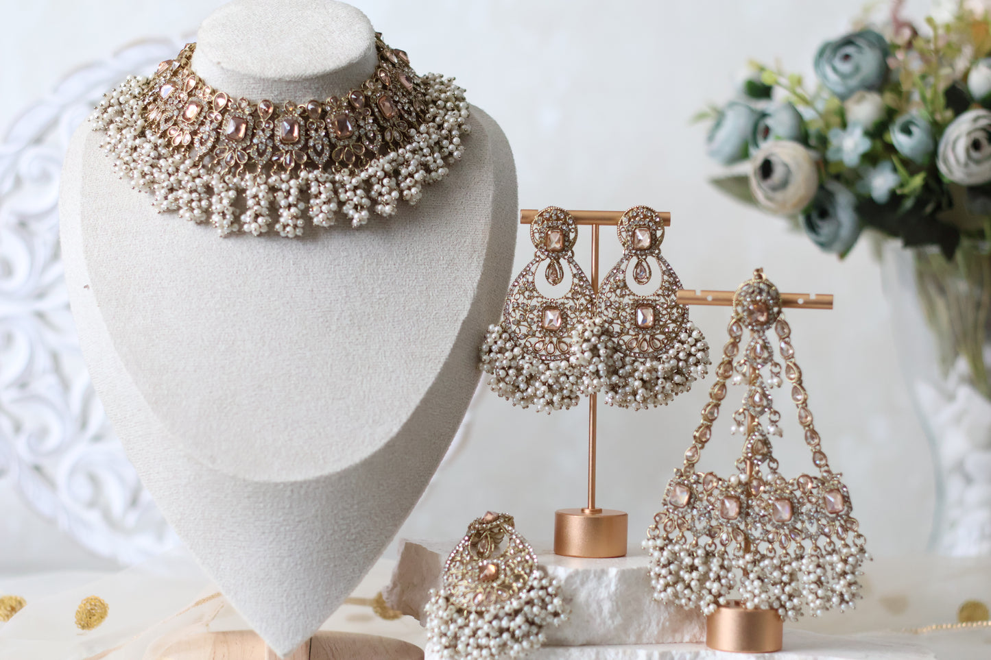 Husan Necklace set - Gold