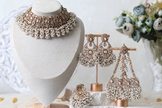 Husan Necklace set - Gold