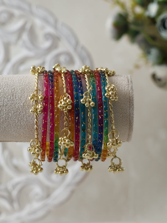 Kashmiri Bangles - Rainbow