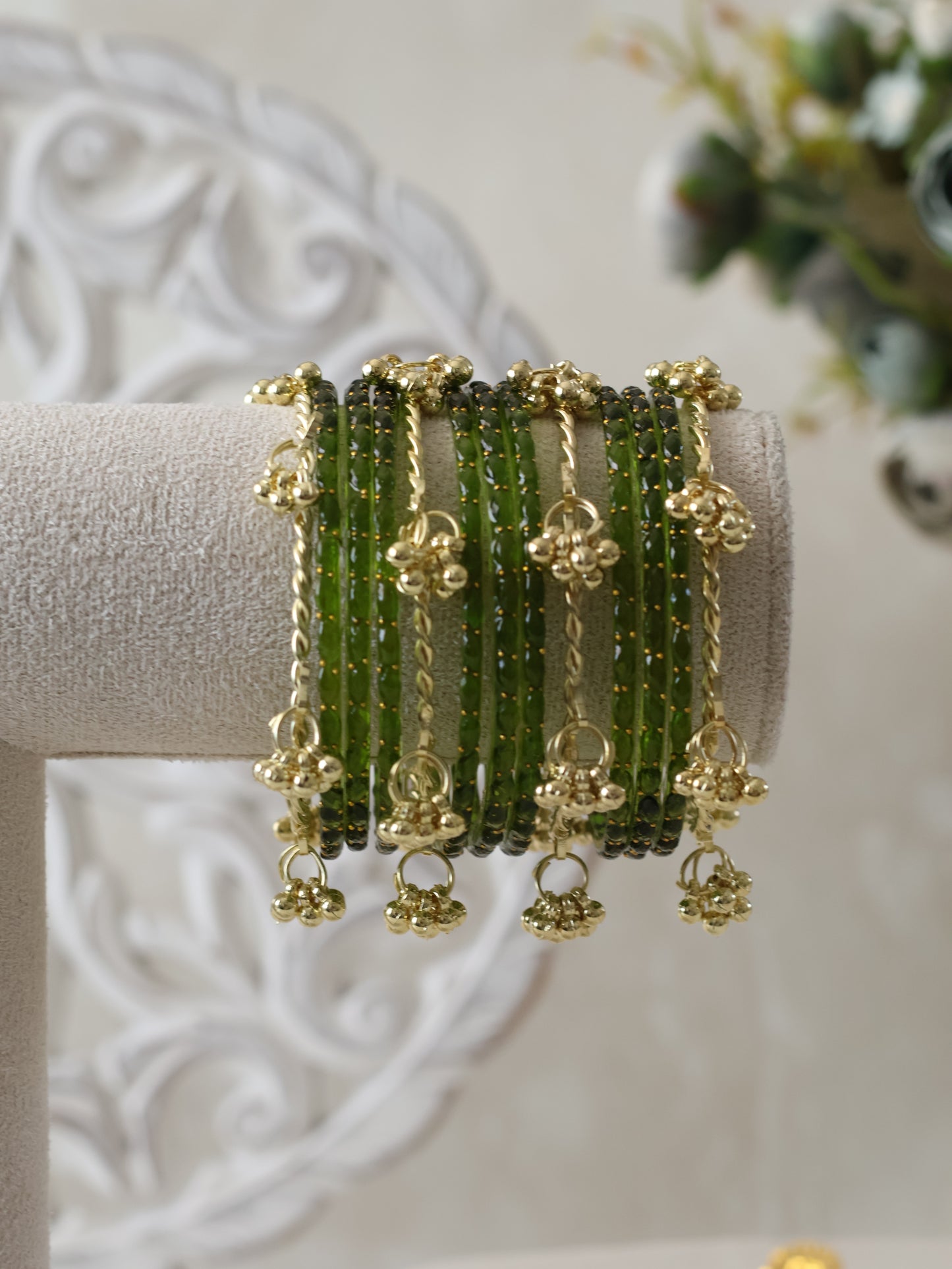 Kashmiri Bangles - Green