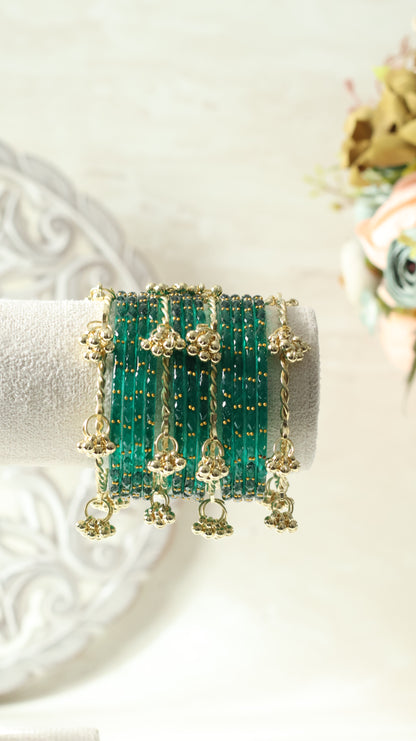 Kashmiri Bangles - Teal