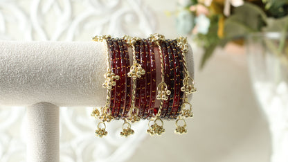 Kashmiri Bangles - Maroon