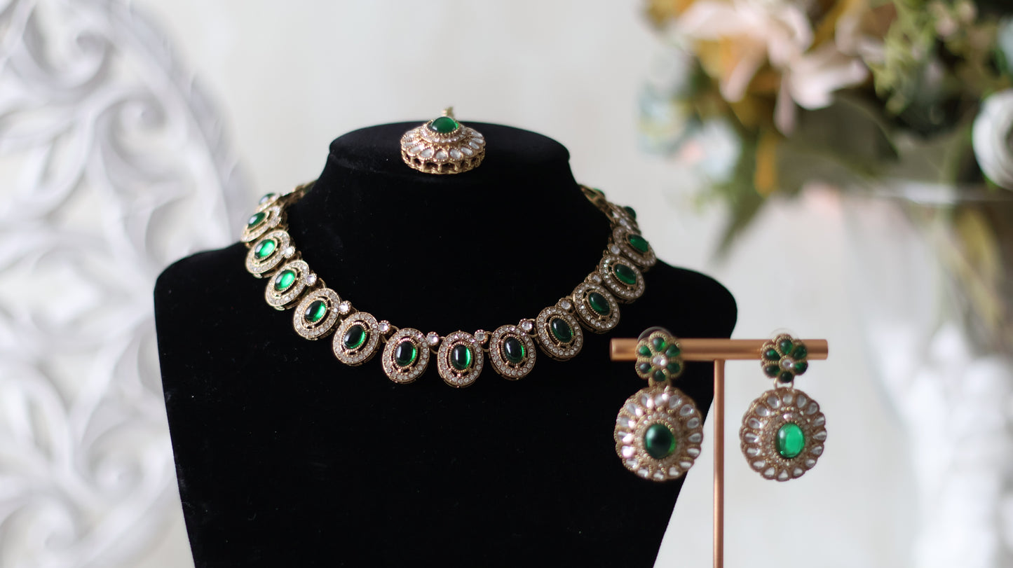 Alisha Necklace - Green