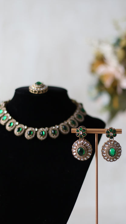 Alisha Necklace - Green