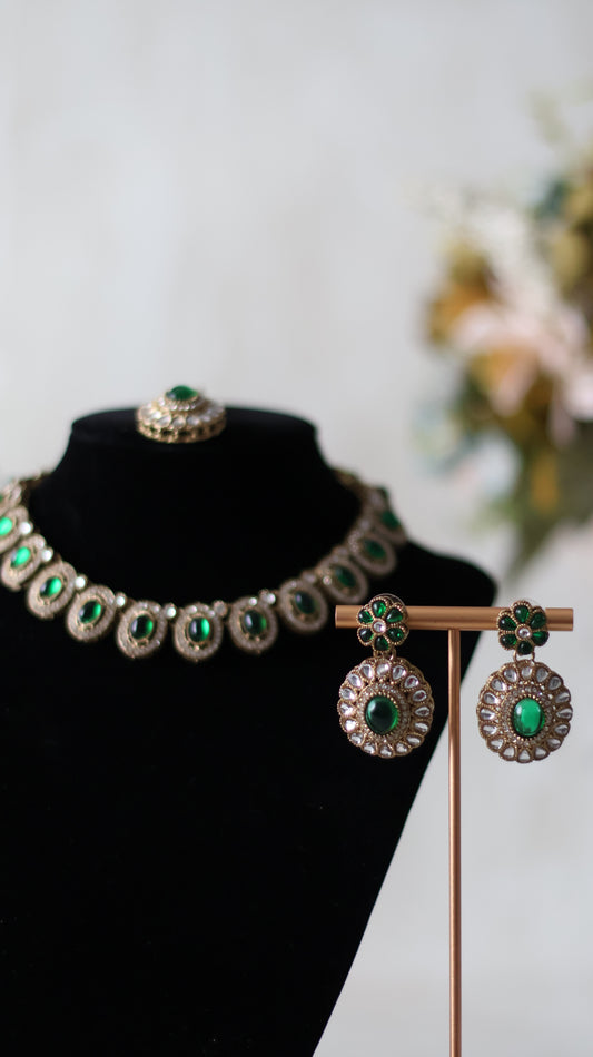 Alisha Necklace - Green