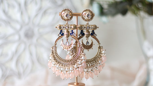 Laila earrings - Peach