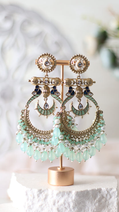 Laila earrings - Mint