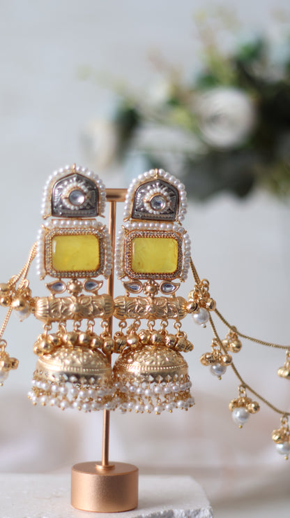 Hafsa earrings - Mustard