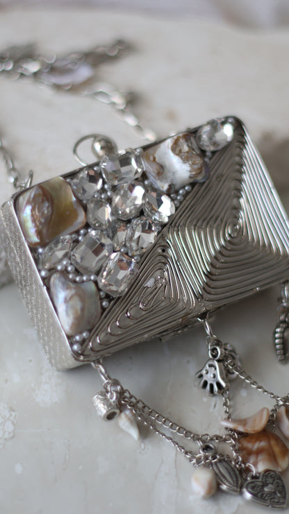 Ruma clutch - Silver
