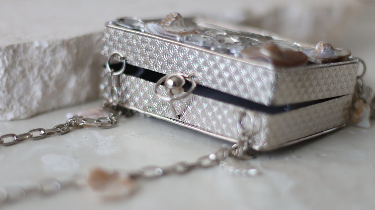 Ruma clutch - Silver