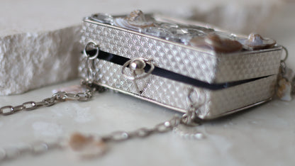 Ruma clutch - Silver