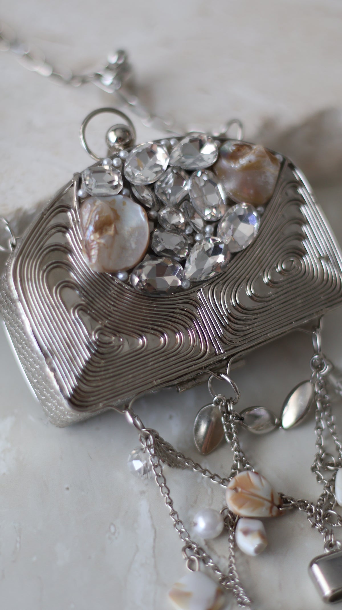 Mahi clutch - Silver