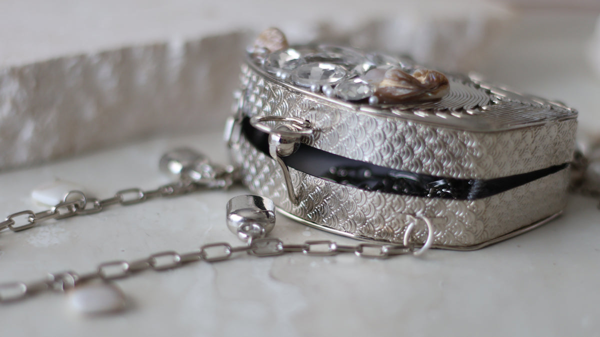Mahi clutch - Silver