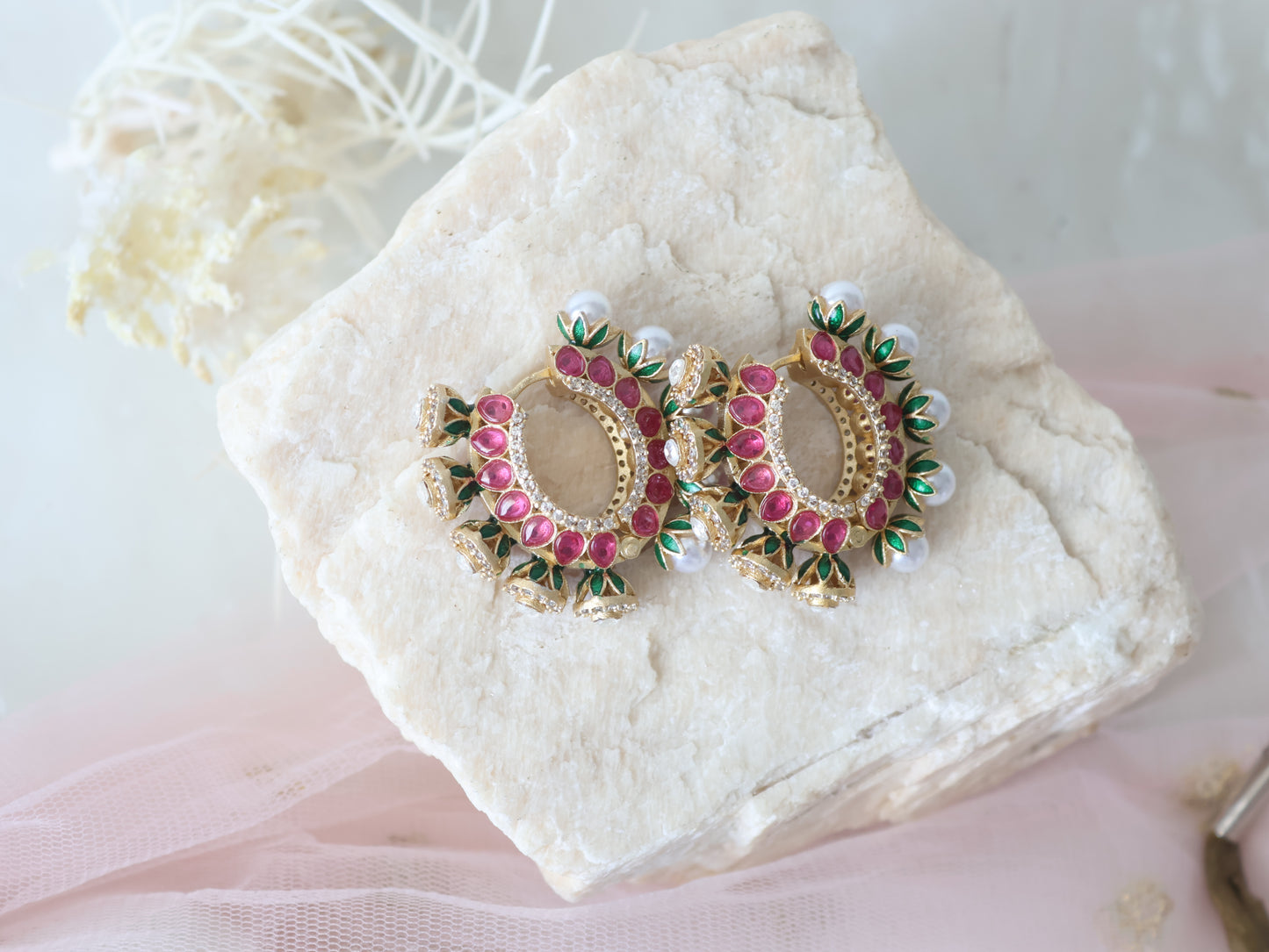 Nadia earrings - Pink