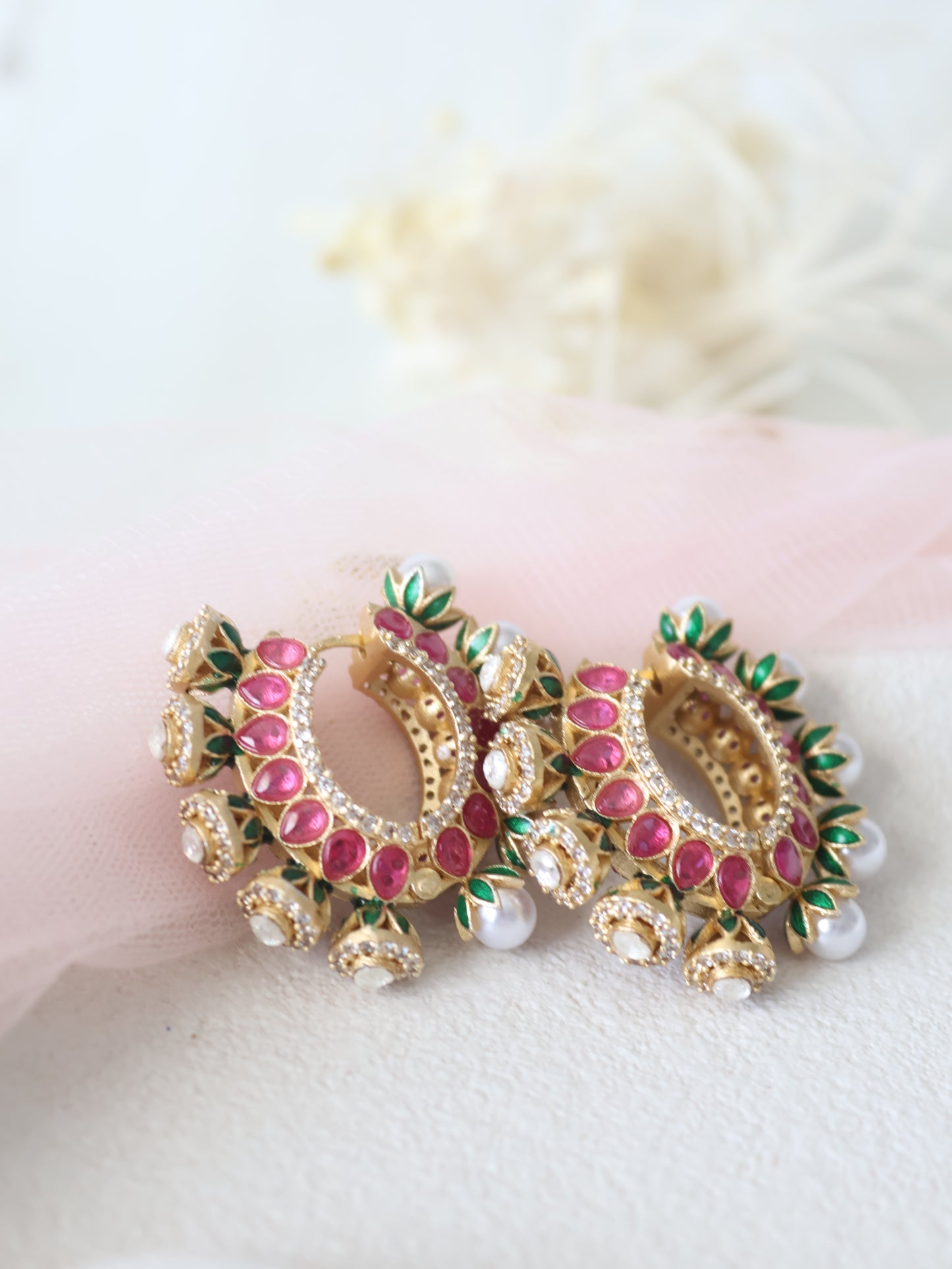 Nadia earrings - Pink