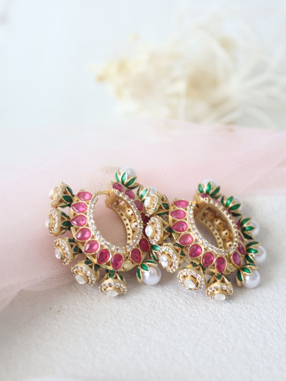 Nadia earrings - Pink
