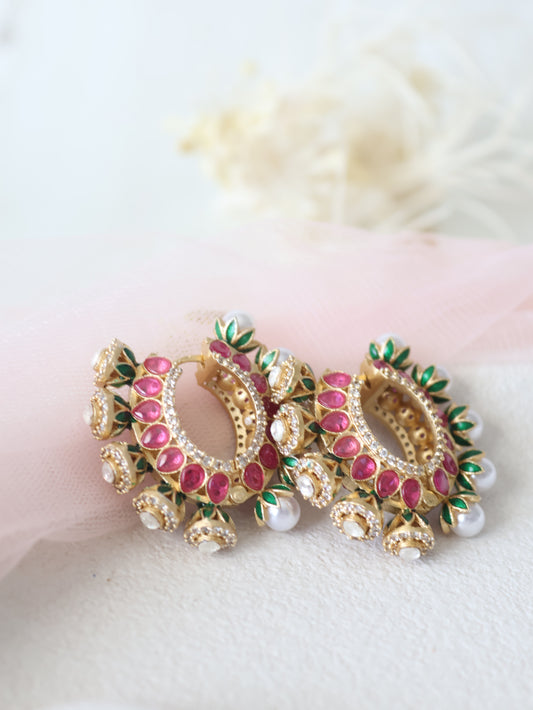 Nadia earrings - Pink