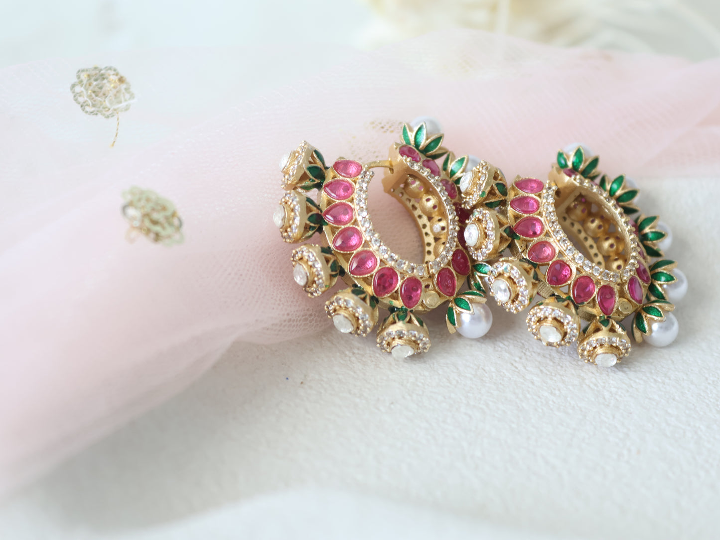 Nadia earrings - Pink