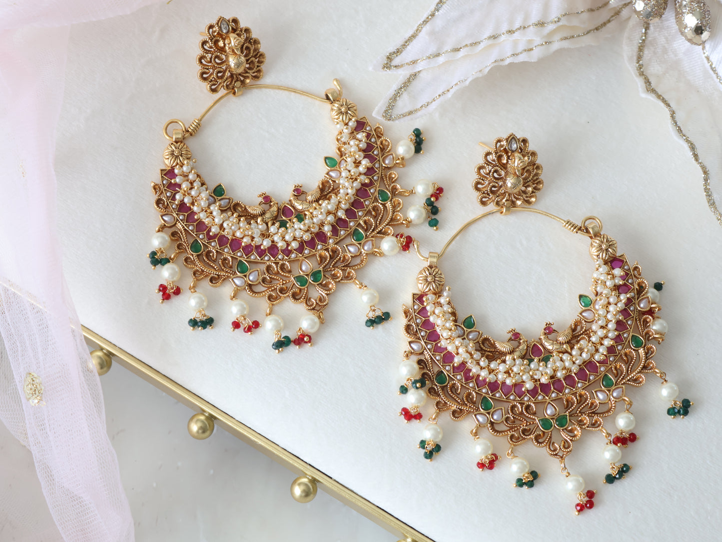 Ruhani chaandbali earrings - Multi