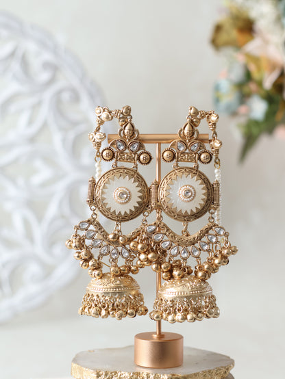 Kimmi earrings - White