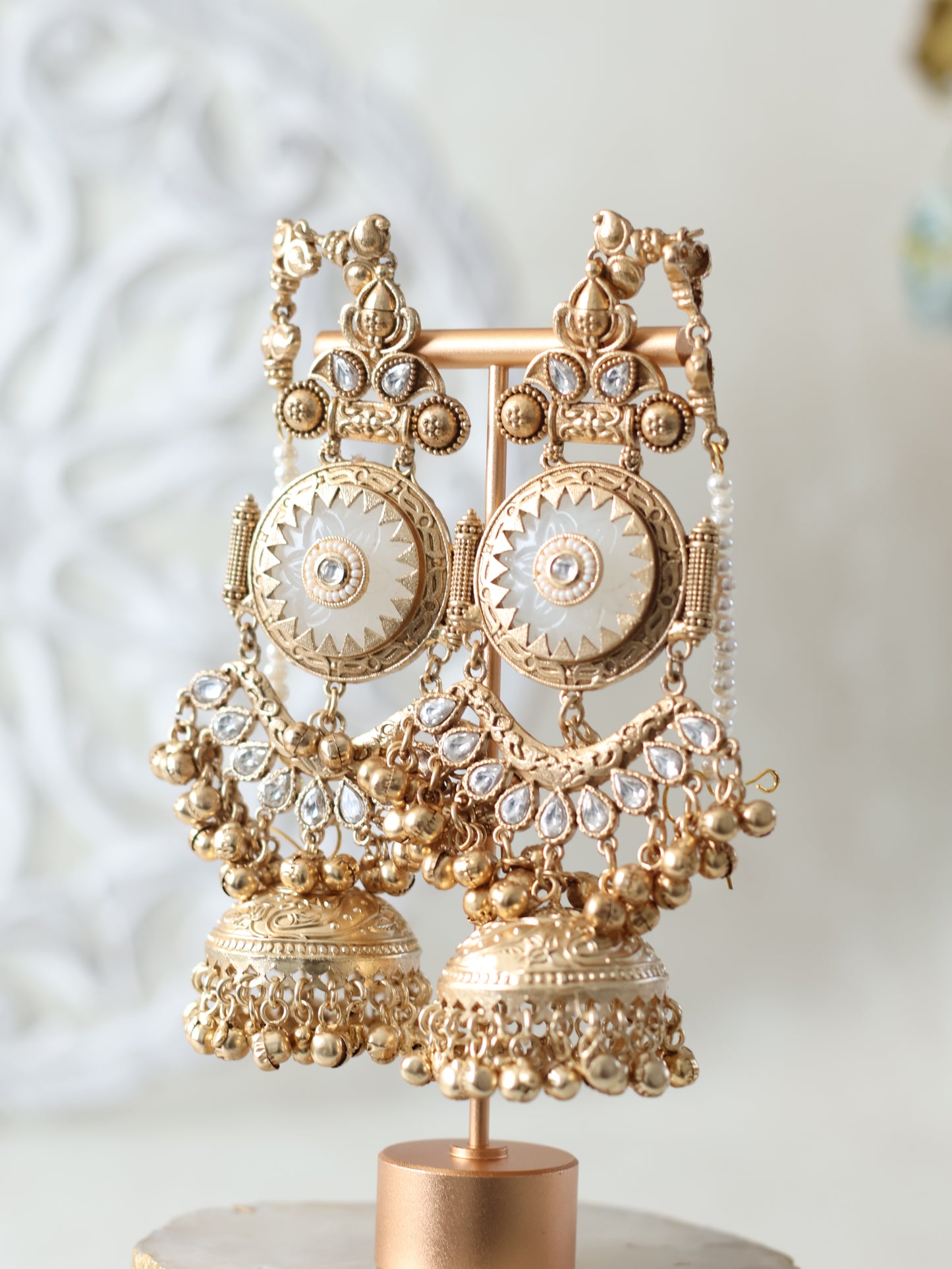 Kimmi earrings - White