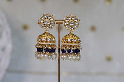 Roop Earrings - Royal Blue
